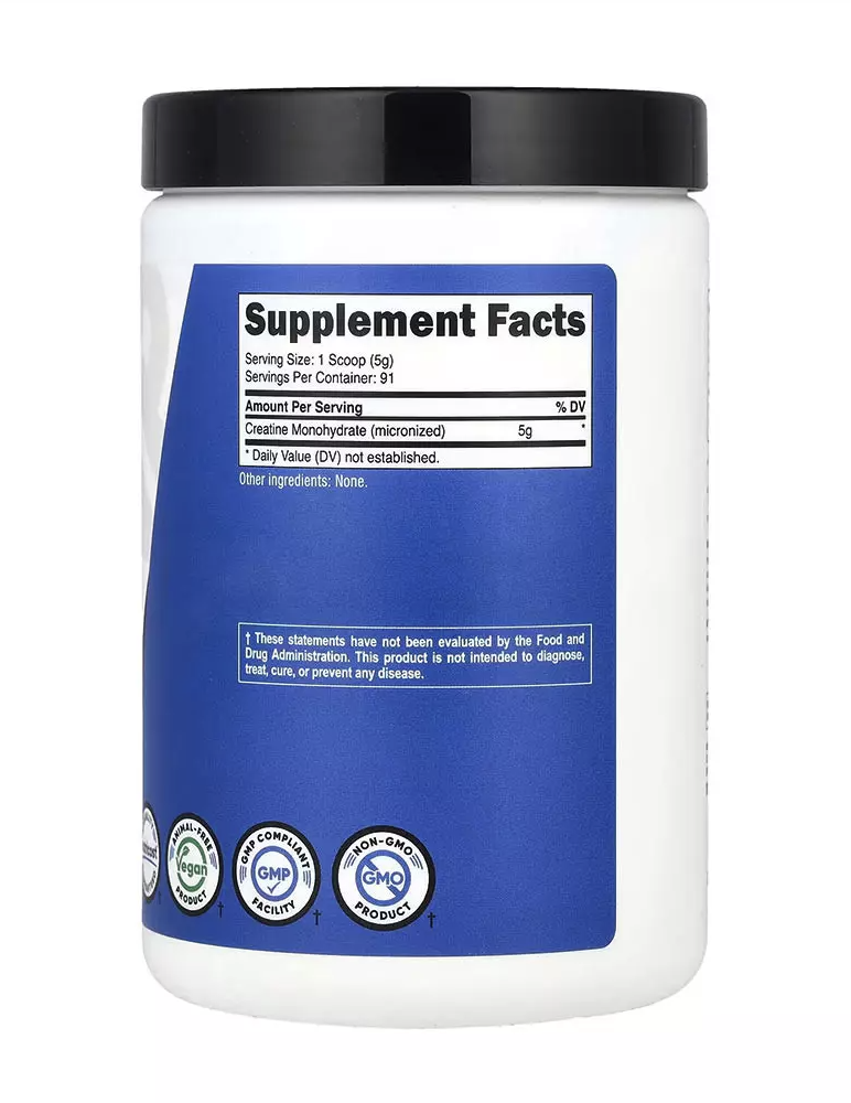 Nutricost Performance Creatine Monohydrate – 454g – Unflavored