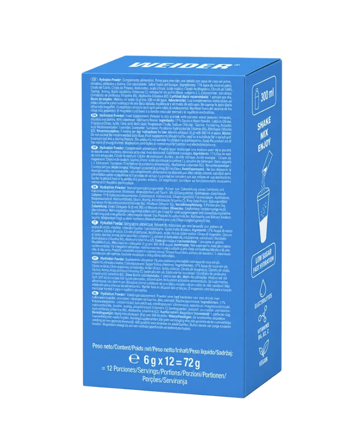 Weider Hydration Electrolyte Balance – ingrediente și mod de utilizare