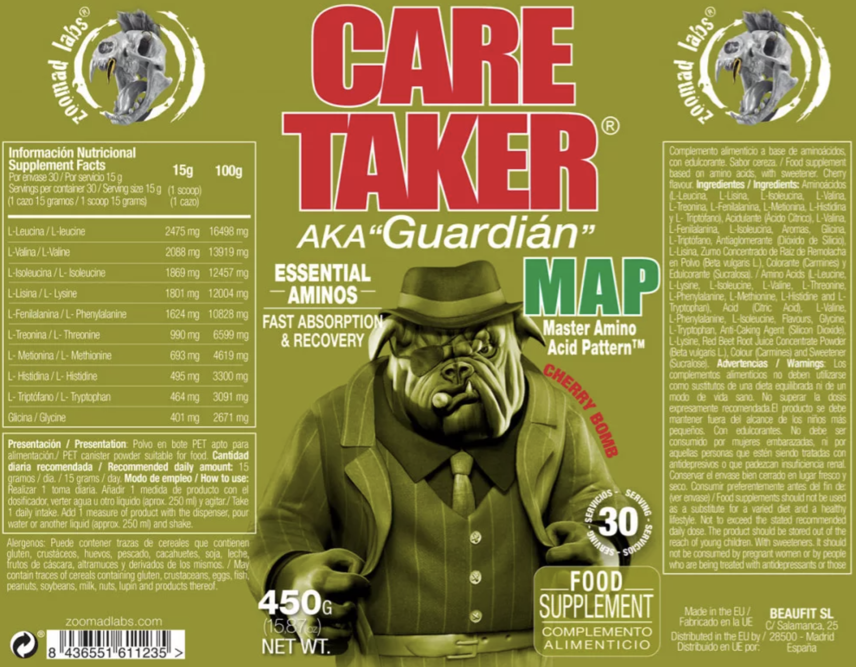 Zoomad Labs EAA CareTaker MAP – 450g