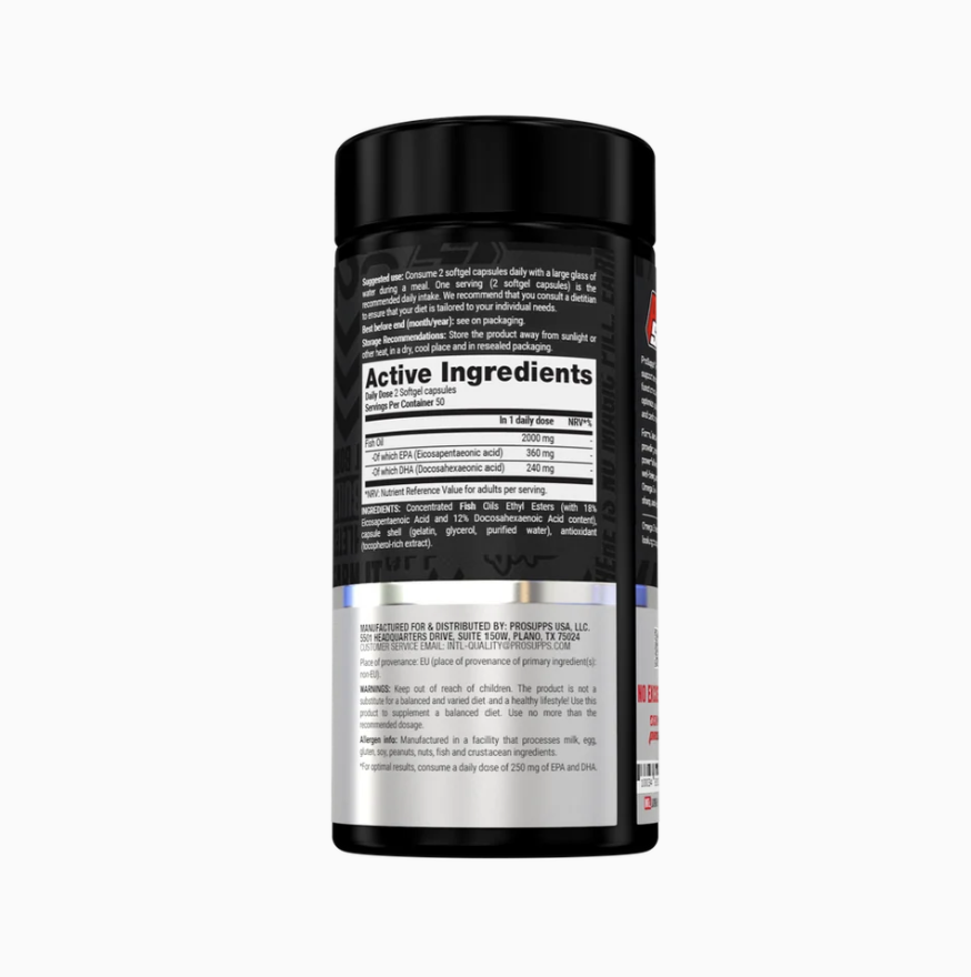 ProSupps Omega 3 – Active Ingredients & Nutritional Info