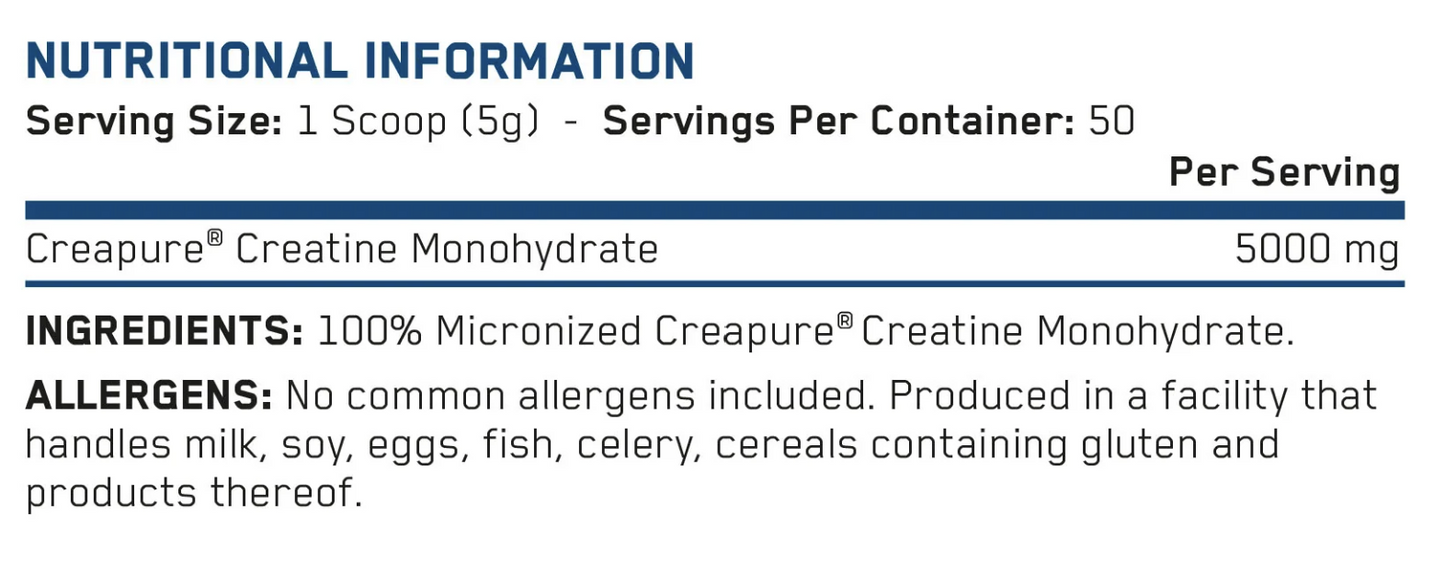 Applied Nutrition Creatine Monohydrate Creapure® – 250g