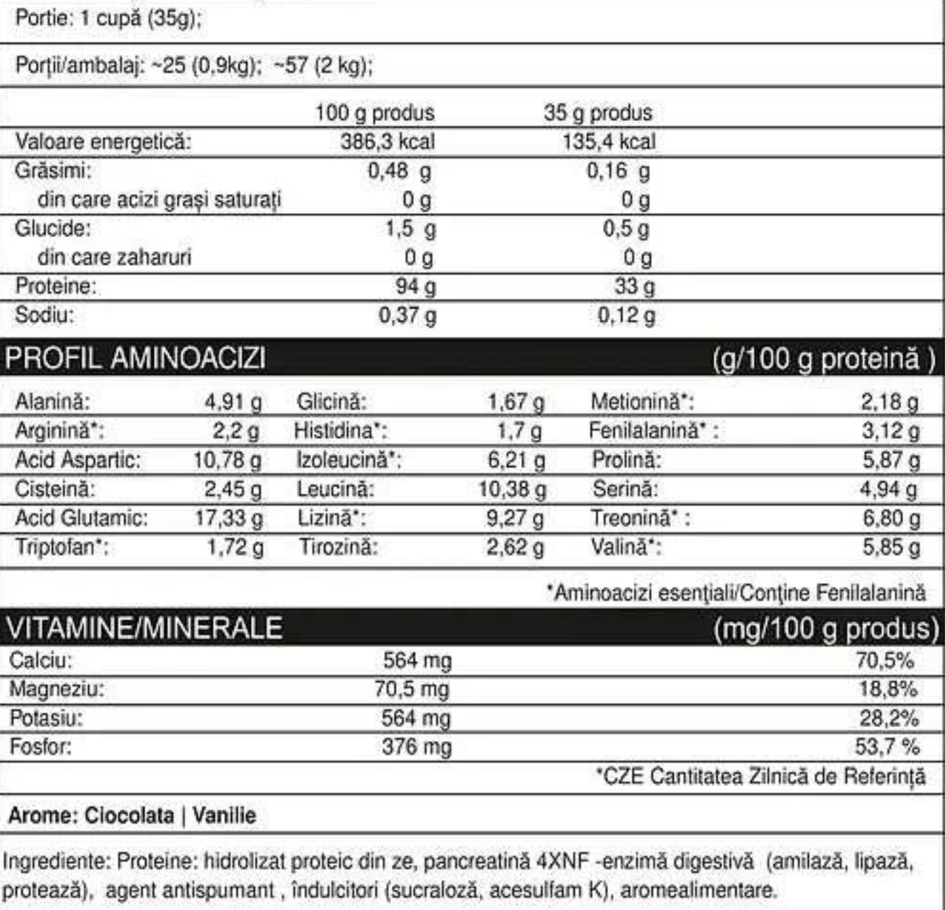 Natural Plus HydroWhey Protein – 900g