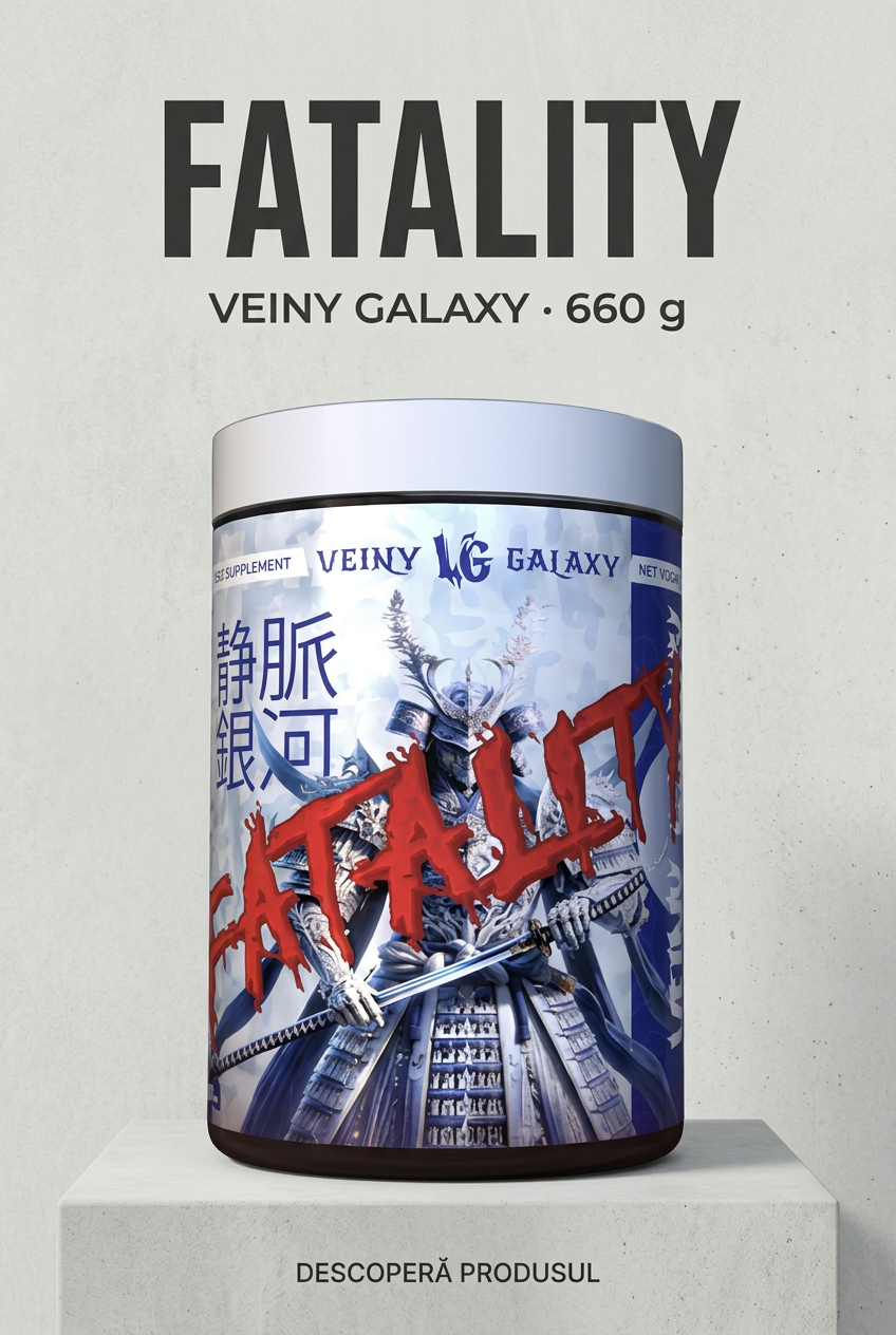 Veiny Galaxy Fatality 660g, promo-card gri beton deschis